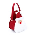 Новогодняя корзинка для декора «Дед Мороз» 12,5 × 8,5 × 24 см - Фото 5