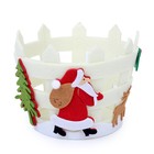Новогодняя корзинка для декора «Дед Мороз с подарками» 16 × 11,5 × 12 см - фото 9778663