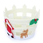 Новогодняя корзинка для декора «Дед Мороз с подарками» 16 × 11,5 × 12 см - Фото 4