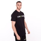 Костюм мужской (футболка/шорты), цвет чёрный/принт МИКС, размер M - фото 21724383