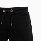 Костюм мужской (футболка/шорты), цвет чёрный/принт МИКС, размер M - фото 21724387