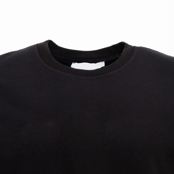 Костюм мужской (футболка/шорты), цвет чёрный/принт МИКС, размер L 56115