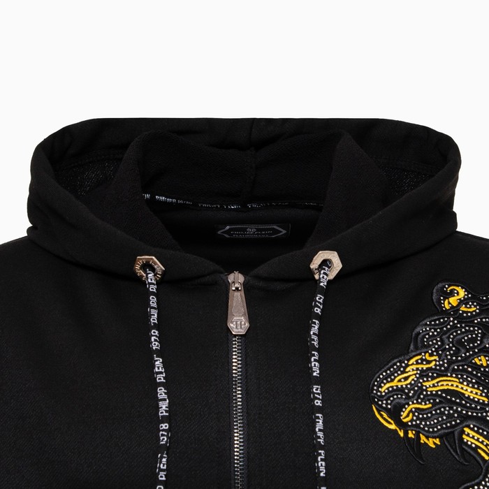 Костюм мужской (толстовка/брюки), цвет чёрный, размер M 56117