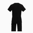 Костюм мужской (футболка/шорты), цвет чёрный/принт МИКС, размер 2XL - Фото 11