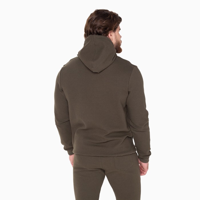 Костюм мужской (толстовка/брюки), цвет хаки, размер L 56125