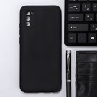 Чехол Innovation, для Samsung Galaxy A02S, силиконовый, матовый, черный - фото 2411226