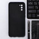 Чехол Innovation, для Samsung Galaxy A02S, силиконовый, матовый, черный - Фото 2