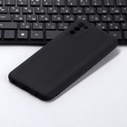 Чехол Innovation, для Samsung Galaxy A02S, силиконовый, матовый, черный - Фото 3