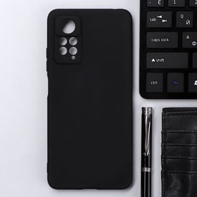 Чехол Innovation, для Xiaomi Redmi Note 11 Pro, силиконовый, матовый, черный