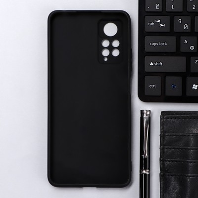 Чехол Innovation, для Xiaomi Redmi Note 11 Pro, силиконовый, матовый, черный