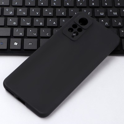 Чехол Innovation, для Xiaomi Redmi Note 11 Pro, силиконовый, матовый, черный