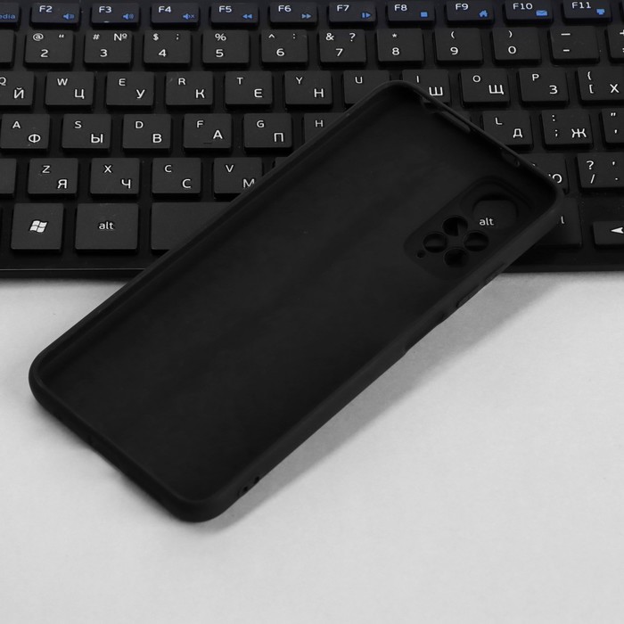 Чехол Innovation, для Xiaomi Redmi Note 11, силиконовый, матовый, черный - фото 51456700