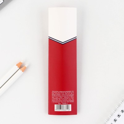 Ручка металл шариковая «Спорт российский», синяя паста, 1 мм, фурнитура серебро