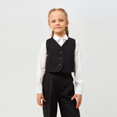 Жилет для девочки MINAKU, чёрный, рост 164 см