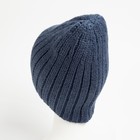 Шапка женская, цвет джинс, размер 56-58 - фото 49423916