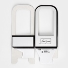 Коробка-переноска для цветов «For you», 12×12×22 см  (артикул 9020017)  большой выбор товаров оптом и в розницу по низким ценам с доставкой