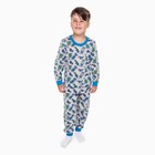 Пижама для мальчика, цвет серый/трансформер, рост 92 см - фото 321355872