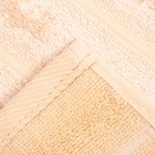 Полотенце махровое "Этель" Bamboo Biege 70х130 см, 70% хл, 30% бамбук, 450гр/м2 - Фото 5
