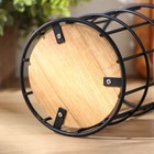 Сушилка для столовых приборов Доляна «Эстетика», 11.2×11.2×16.5 см, чёрная - Фото 4