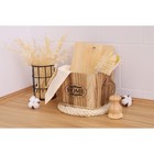 Сушилка для столовых приборов Доляна «Эстетика», 11.2×11.2×16.5 см, чёрная - Фото 5