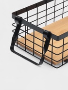 Корзина универсальная SAVANNA «Эстетика», 25×18.3×10 см, чёрная - Фото 3