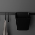 Рейлинговая система для кухни на 7 предметов Доляна, 60,5 см, цвет чёрный - Фото 6