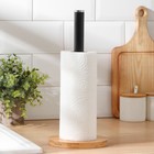 Держатель для бумажных полотенец Magistro Black, 15 см - фото 21725293