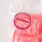 Форма для шоколада Доляна «Шоколадное ассорти», силикон, 20×15 см, 9 ячеек, цвет розовый - Фото 8