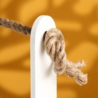 Ящик - кашпо деревянный 25х15х30 "1 сентября"  белый 9193210