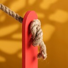 Ящик - кашпо деревянный 25х15х30 "1 сентября"  красный 9193214