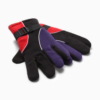 Перчатки мужские двухслойные MINAKU, 26 см, красные