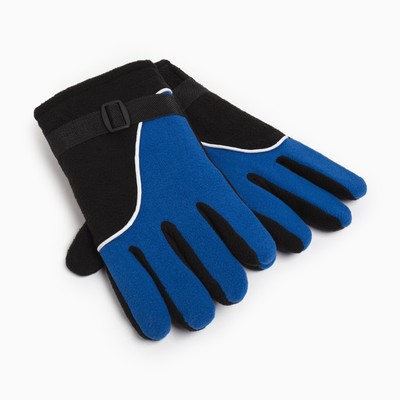 Перчатки мужские двухслойные MINAKU, 26 см, синие