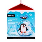 Набор для опытов «Ёлочная игрушка: Шар с пингвином», диаметр 10 см - фото 3204999