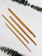 Набор двусторонних крючков для вязания, d=1/2.3/4.5/6.7/8 мм, 13.5 см, 4 шт., МИКС - Фото 2