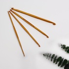 Набор двусторонних крючков для вязания, d=1/2.3/4.5/6.7/8 мм, 13.5 см, 4 шт., МИКС - Фото 3