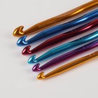 Набор крючков для вязания, d = 2-10 мм, 14,5 см, 14 шт, цвет разноцветный - фото 6674265