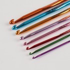 Набор крючков для вязания, d = 2-10 мм, 14,5 см, 14 шт, цвет разноцветный - фото 6674266