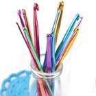 Набор крючков для вязания, d = 2-10 мм, 14,5 см, 14 шт, цвет разноцветный - фото 6674268