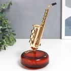 Сувенир музыкальный механический «Саксофон», 9.5×9.5×20 см - Фото 3