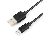 Кабель Cablexpert CC-mUSBDS-6, microUSB - USB, 2.4 А, 1.8 м, двусторонний, черный 9222993 - фото 9917405