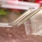 Контейнер одноразовый с неразъёмной крышкой ПР-К-25С4, 26,5?19,3?6,8 см, цвет прозрачный (комплект 220 шт) - фото 25394361