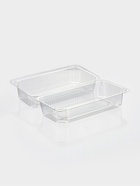 Контейнер одноразовый с неразъёмной крышкой ПР-К-27 «А», пластик, 24×12.9×8.9 см, внутр. 21.3×9.9×7.8 см, прозрачный - Фото 2