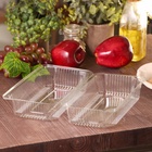 Контейнер одноразовый с неразъёмной крышкой ПР-К-27 «А», пластик, 24×12.9×8.9 см, внутр. 21.3×9.9×7.8 см, прозрачный - Фото 7