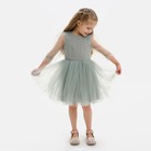 Платье для девочки нарядное KAFTAN, рост 86-92 см (28), цвет зелёный - Фото 5