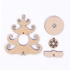 Ёлочка настольная сборная, 95х110 мм - фото 35248499