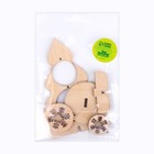 Новогодняя ёлочка настольная сборная «Новый год!», 80 х 125 мм - фото 21726680