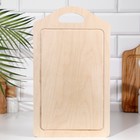 Доска разделочная и сервировочная из фанеры КОРОМЫСЛО 38х22х0,8 см - фото 52571819