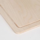 Доска разделочная и сервировочная из фанеры КОРОМЫСЛО 38х22х0,8 см - фото 52571821