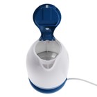 Чайник электрический ENERGY E-293, пластик, 1.7 л, 2200 Вт, бело-голубой - Фото 4