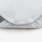 Боди детское «Крошка Я. Мой первый НГ», рост 80-86 см, серое - Фото 4